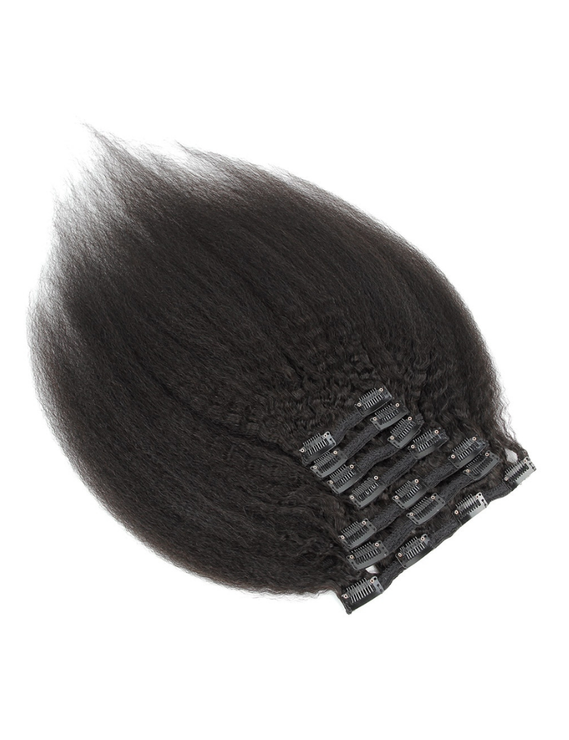 extensions à clips cheveux naturels afro kinky curly straight lisse ondulé zolimiss