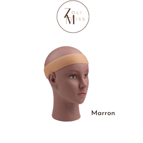 fixe et grippe perruque sans colle by  zolimiss anti-glisse et antidérapant en silicone en marron