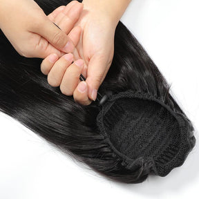 Ponytail - queue-de-cheval - Raide, Lisse, Straight Afro